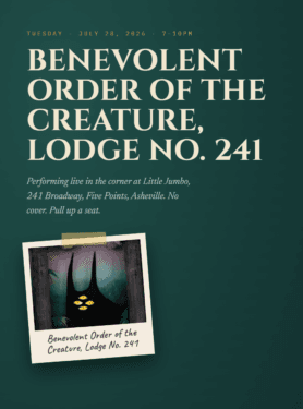 Live Jazz Tuesday: Benevolent Order of the Creature, Lodge No. 241 - Sanders, Boyd, Hall, Page, Pond & Krekel