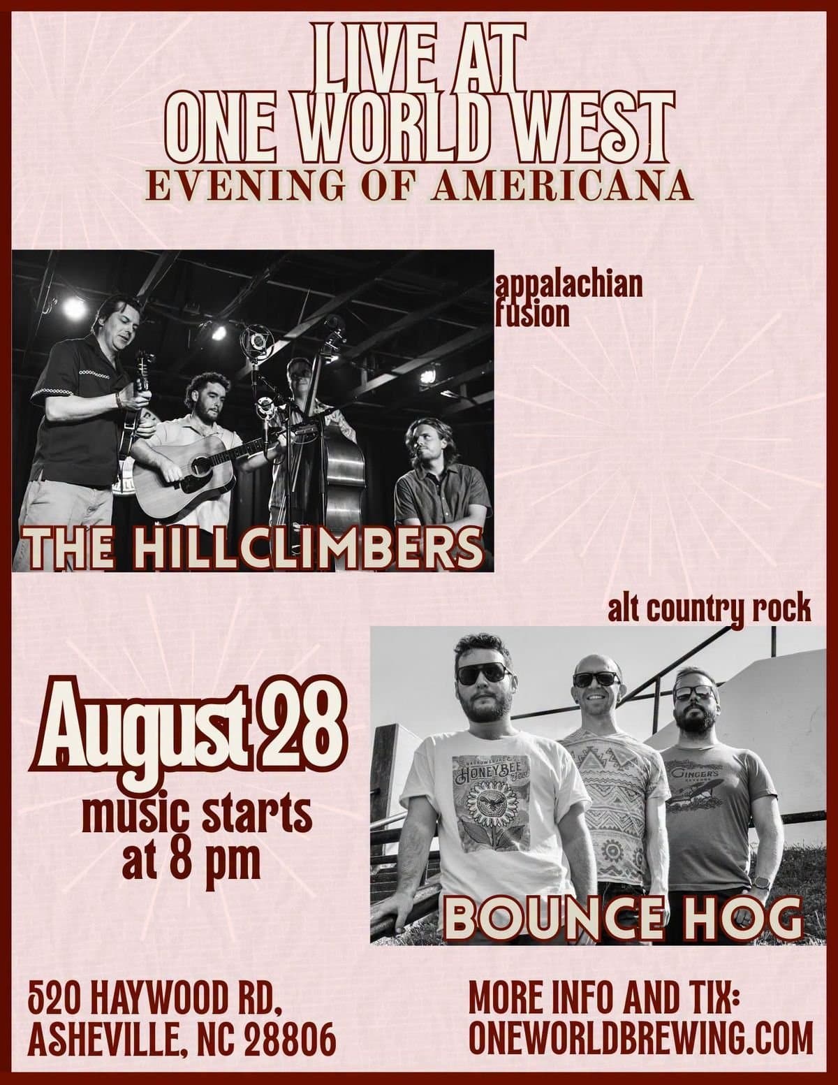 LIVE AT ONE WORLD WEST EVENING OF AMERICANA