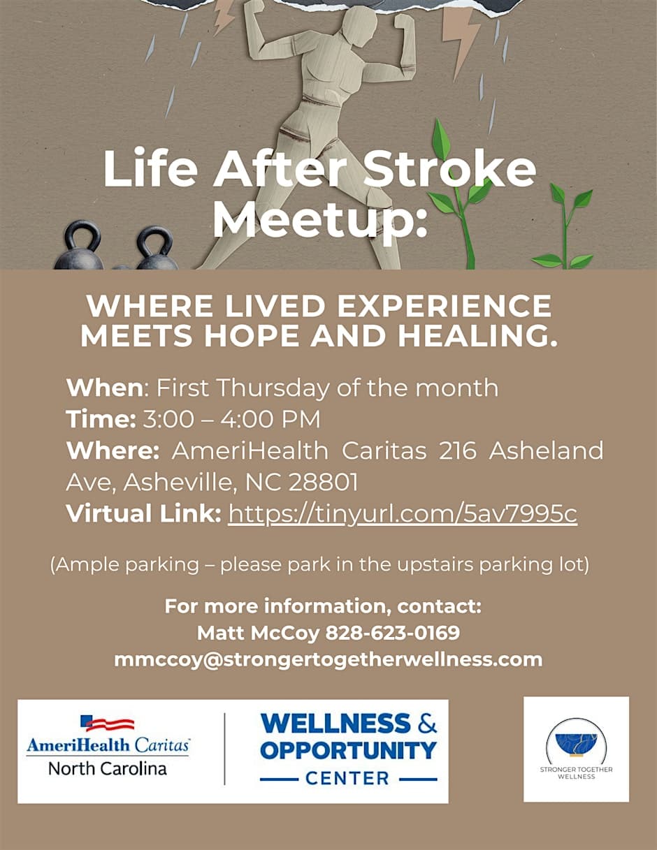 Stroke Support Group w/Stronger Together Wellness