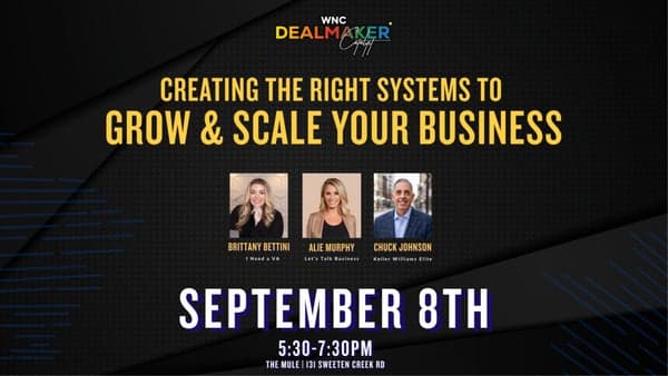 Dealmaker WNC - September Meetup