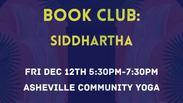 (Free) Book Club: Siddhartha