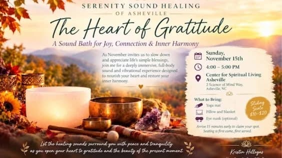 🍂💛 HEART OF GRATITUDE💛🍂 Sound Bath for Joy, Connection & Inner Harmony