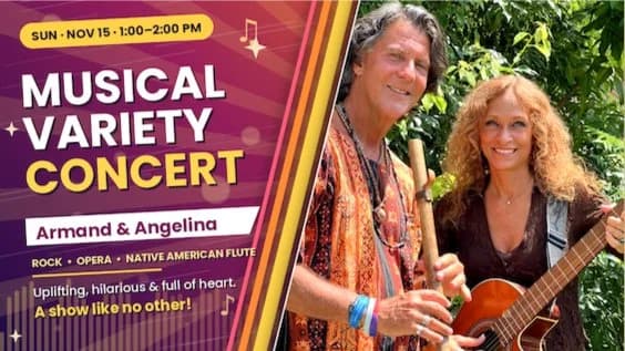 🎶✨ Musical Variety Concert with Armand & Angelina ✨🎶