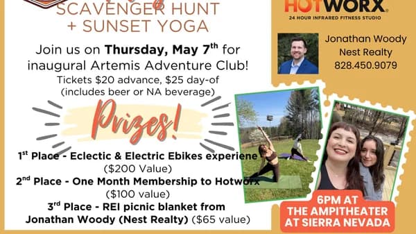 Scavenger hunt and slow flow yoga