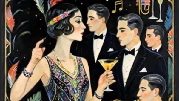 Great Gatsby Party/Dance and celebration for Ken Guess’s birthday