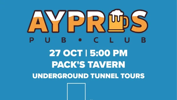 AYPROS October Pub Club: Pack's Tavern & Underground Tunnel Tours