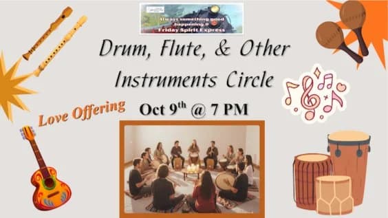 🥁 Friday Spirit Express: Drum Circle