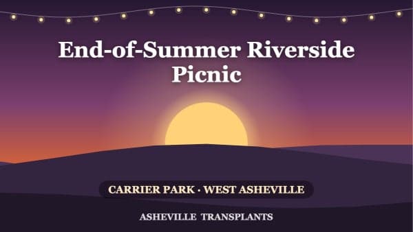 End-of-Summer Riverside Picnic at Carrier Park — West Asheville