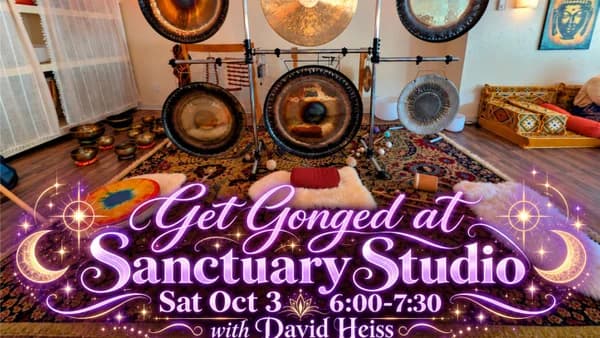 Gong Sound healing Meditation w David Heiss
