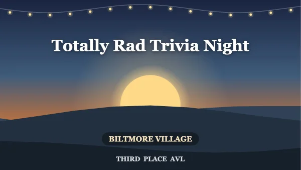 Totally Rad Trivia Night at French Broad River Brewery — Biltmore Village