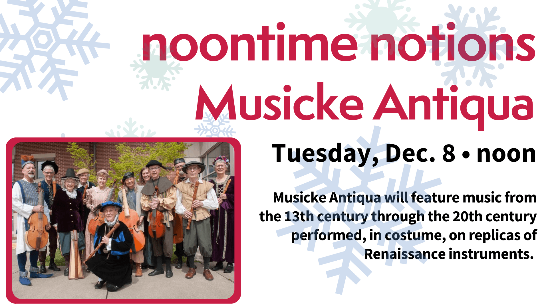 Musicke Antiqua 2026 Concert