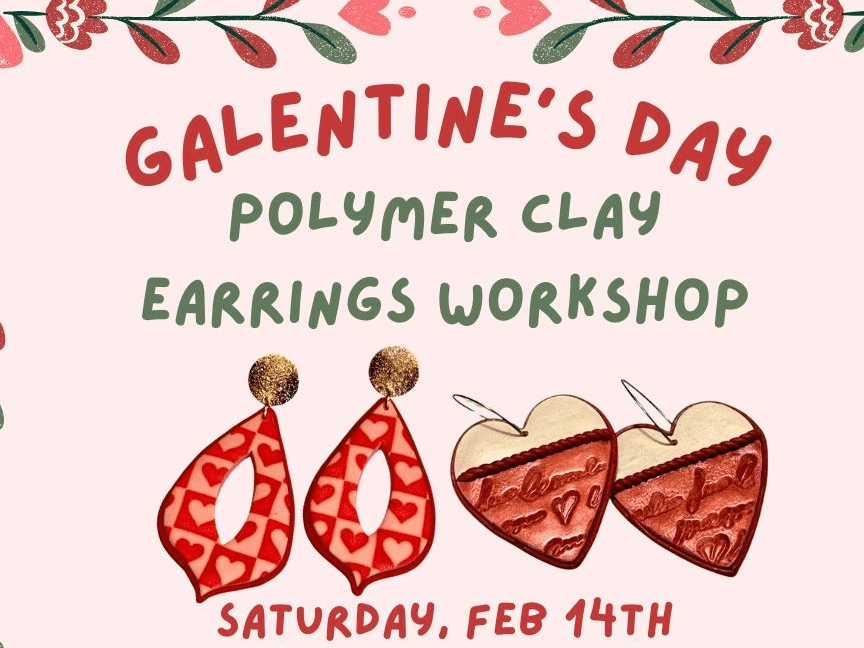 Galentine’s Day Polymer Clay Earrings Workshop | Black Mountain Arts