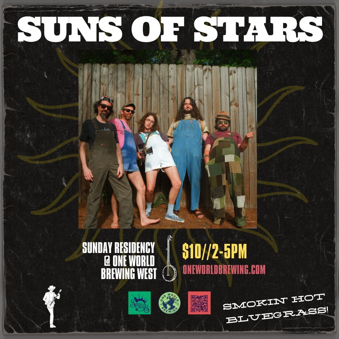 Suns of stars - sunday residency smoking hot bluegrass