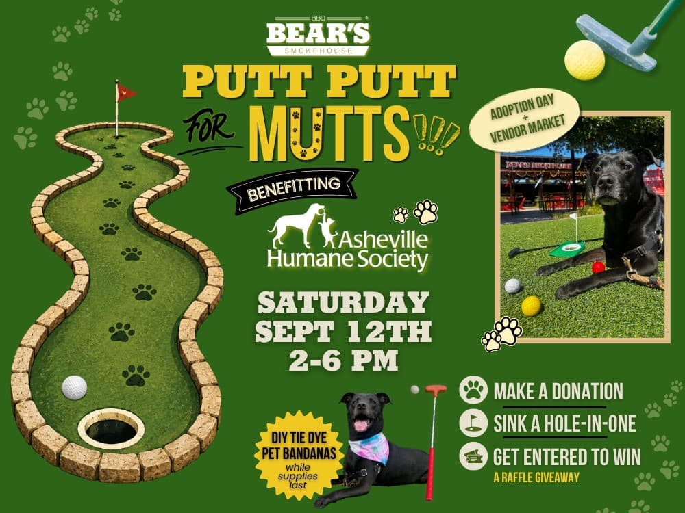 Putt Putt for Mutts at Bear's Smokehouse BBQ