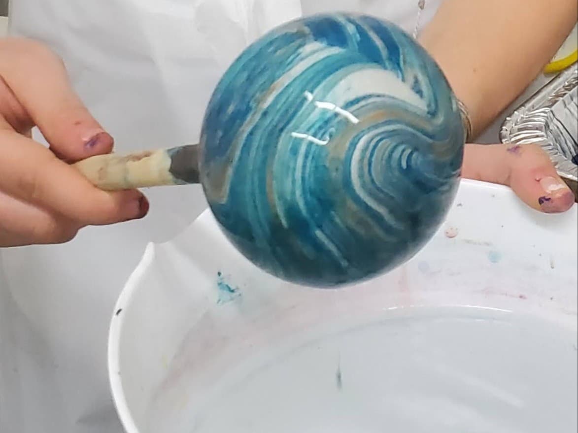 Ornament Marbling for the Whole Family