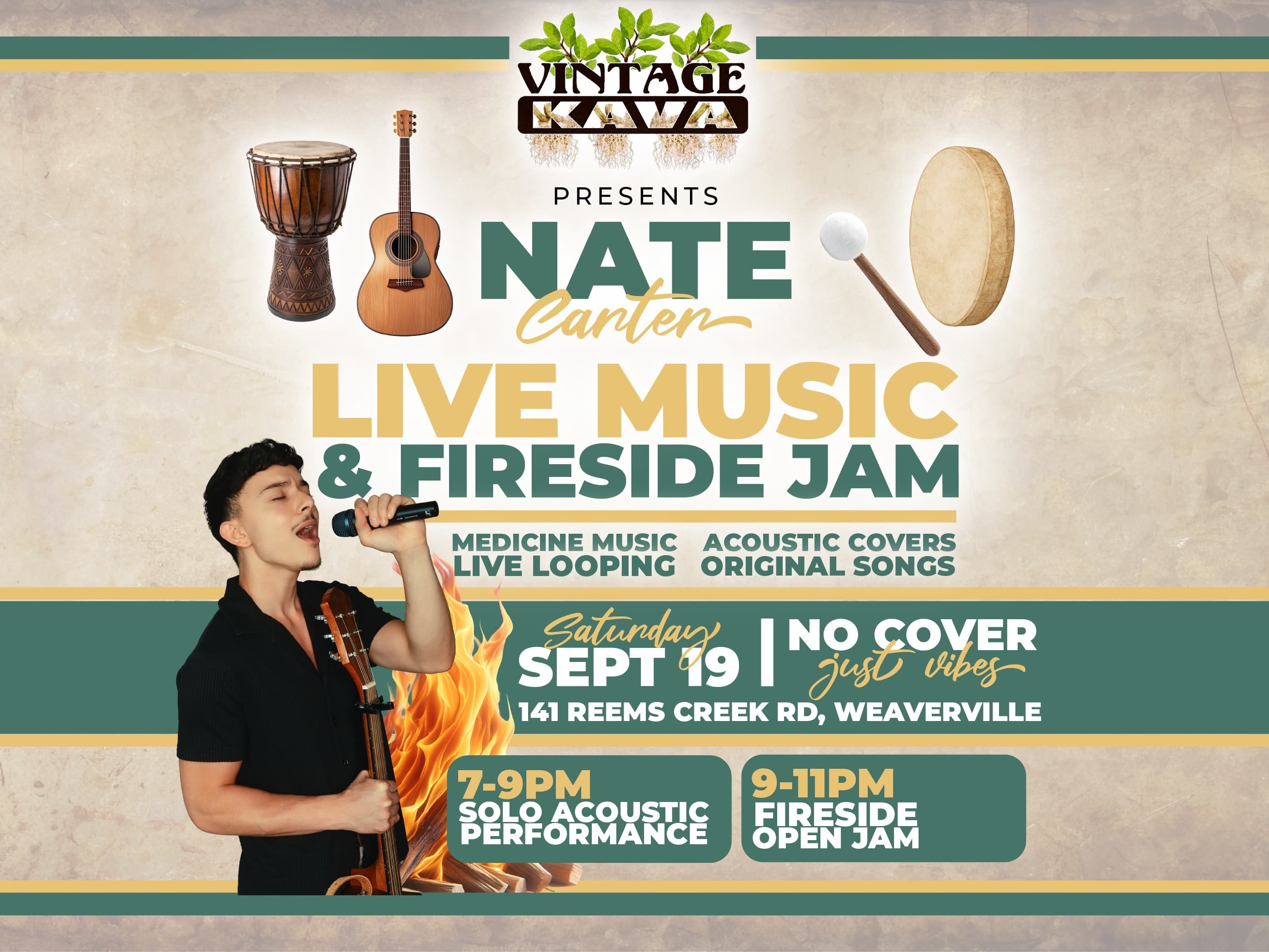Nate Carter Live Music & Fireside Jam