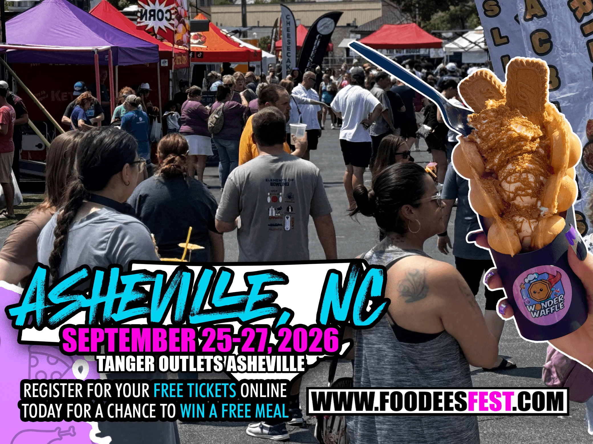 FOODEESFEST Asheville, North Carolina (40+ food trucks and craft vendors!)