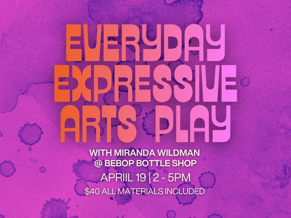 Everyday Expressive Arts Play Bebop Bottleshop