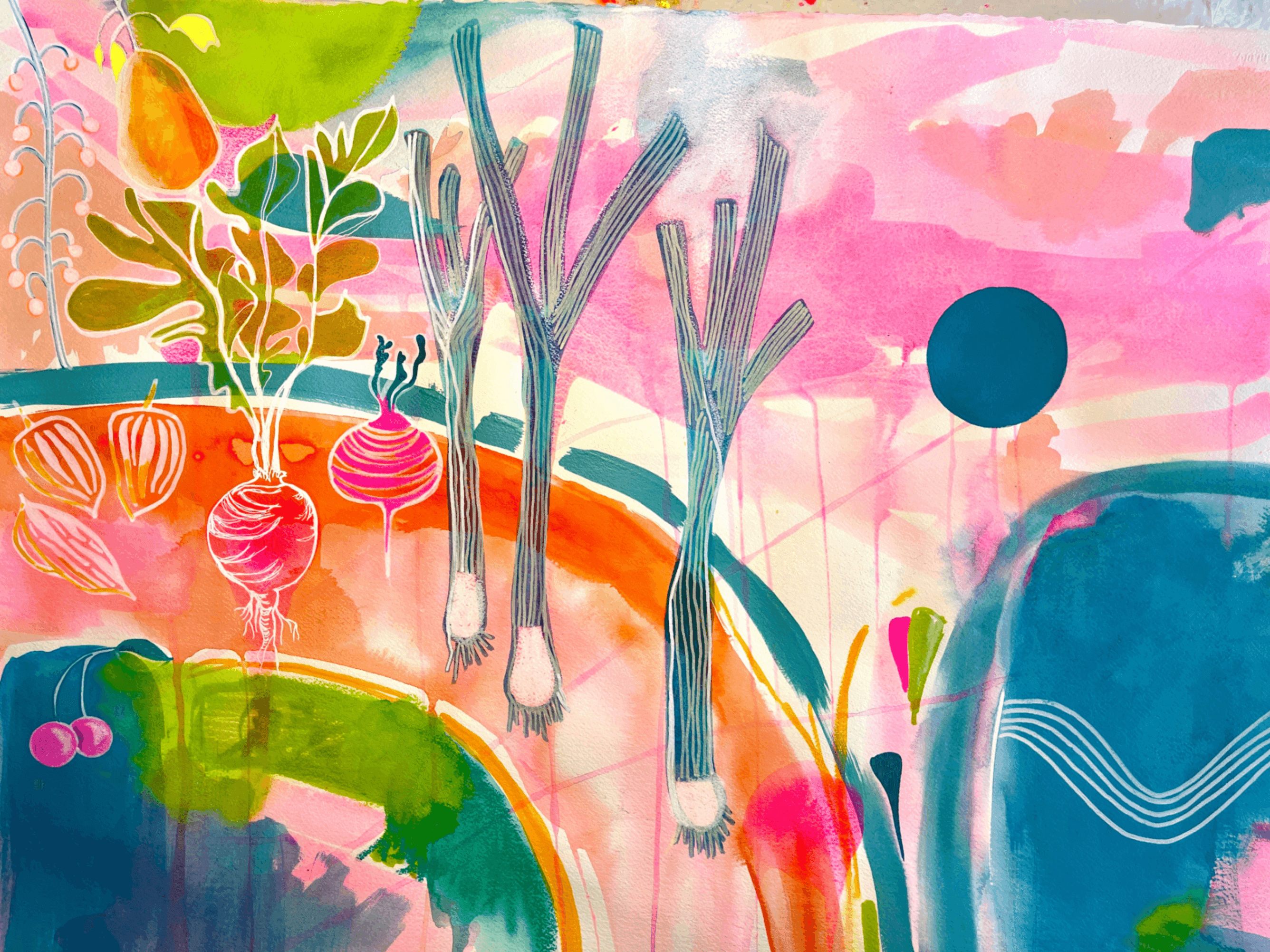 Magic Gardens: Large Scale Works on Paper ArtPlay Creativity Studio