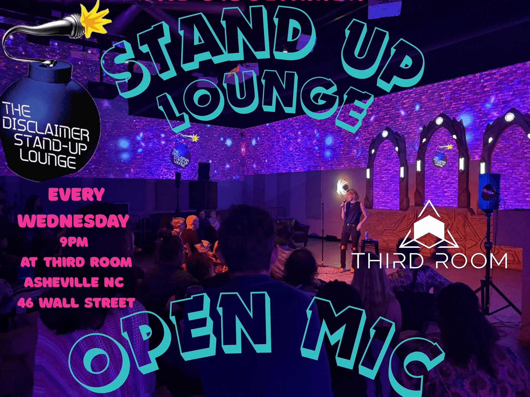 The Disclaimer Stand Up Lounge Comedy Open Mic @ Third Room