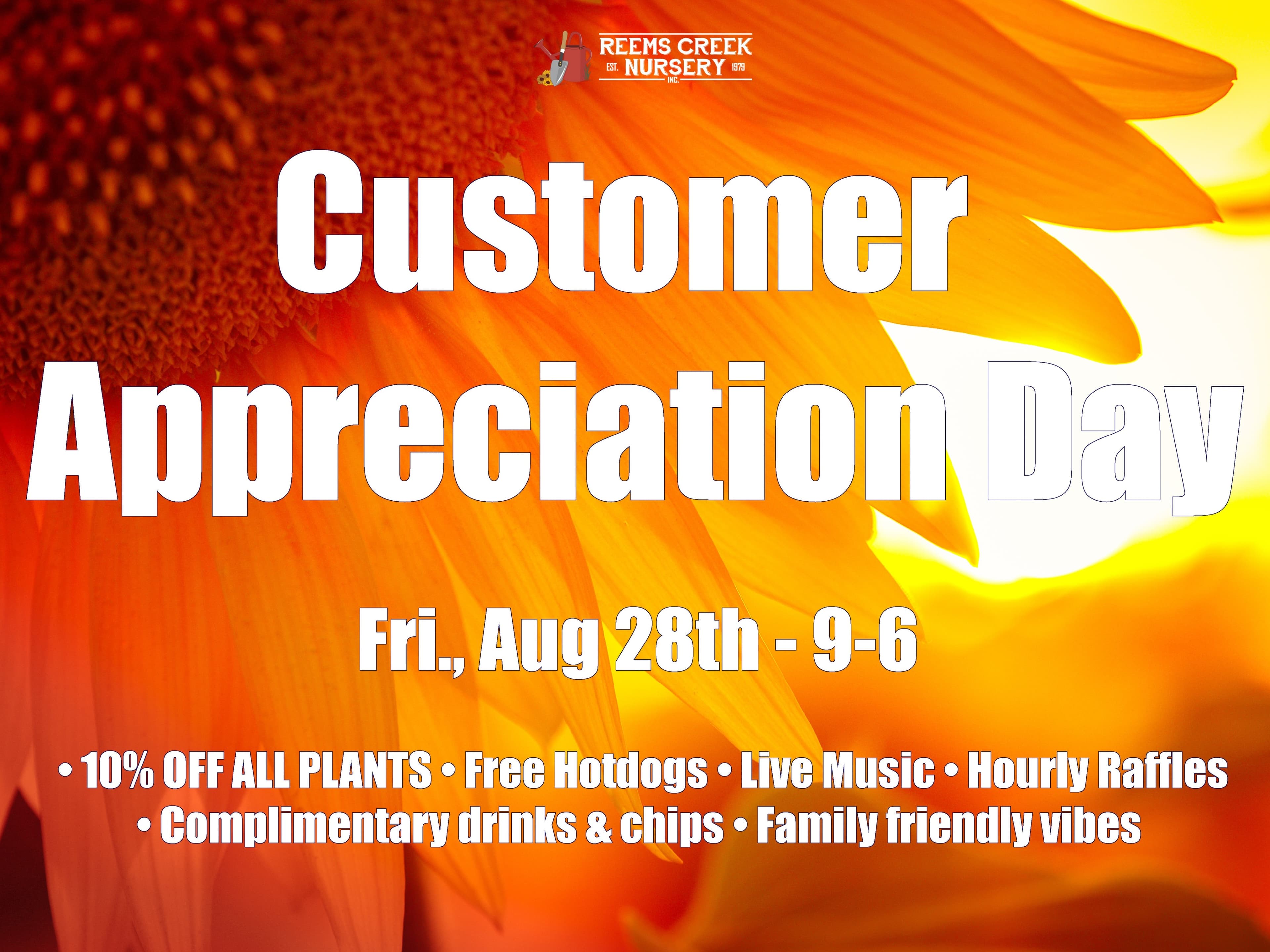 Reems Creek Nursery - Customer Appreciaton Day!