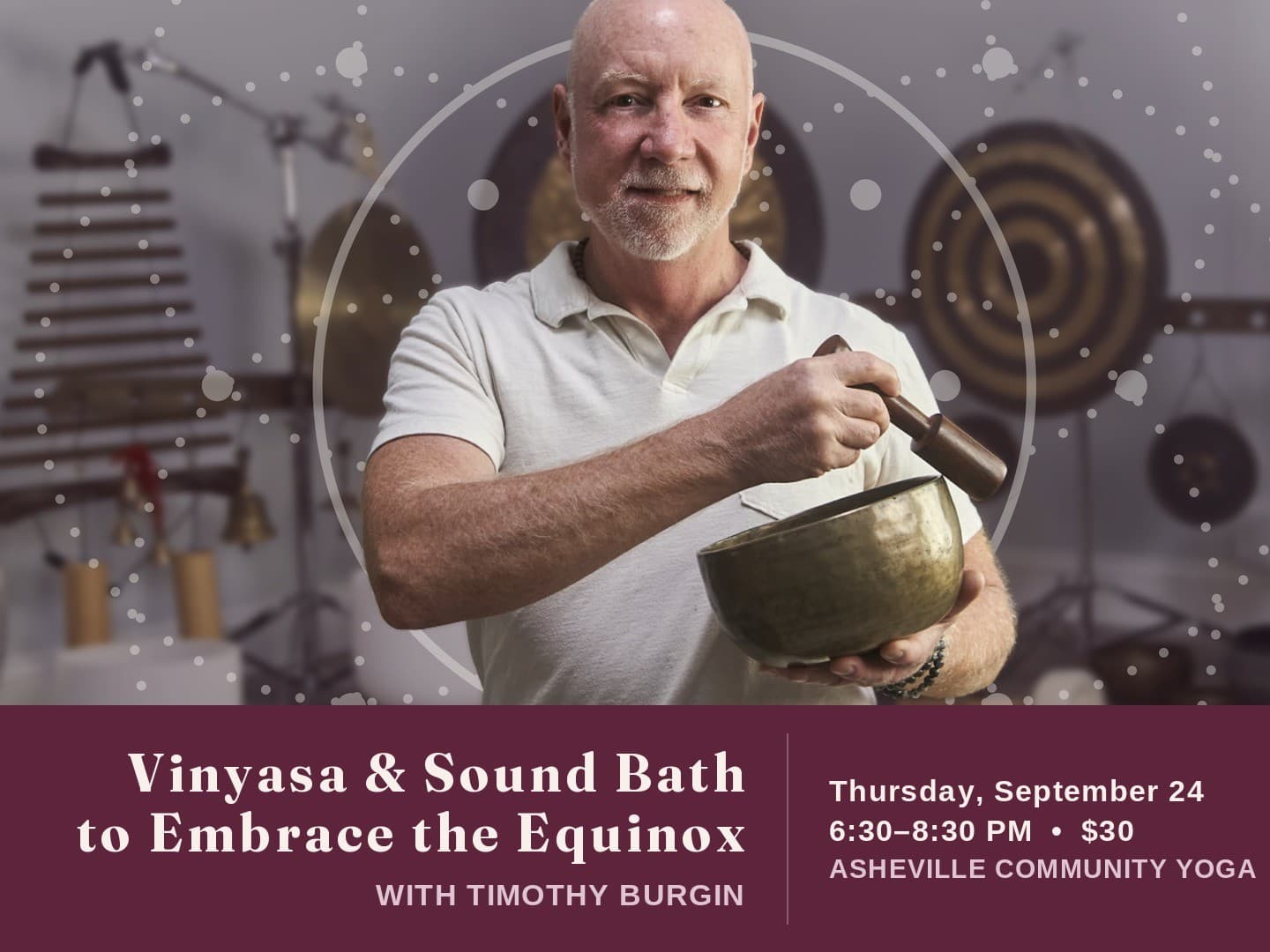 Yoga Workshop: Vinyasa & Sound Bath to Embrace the Equinox