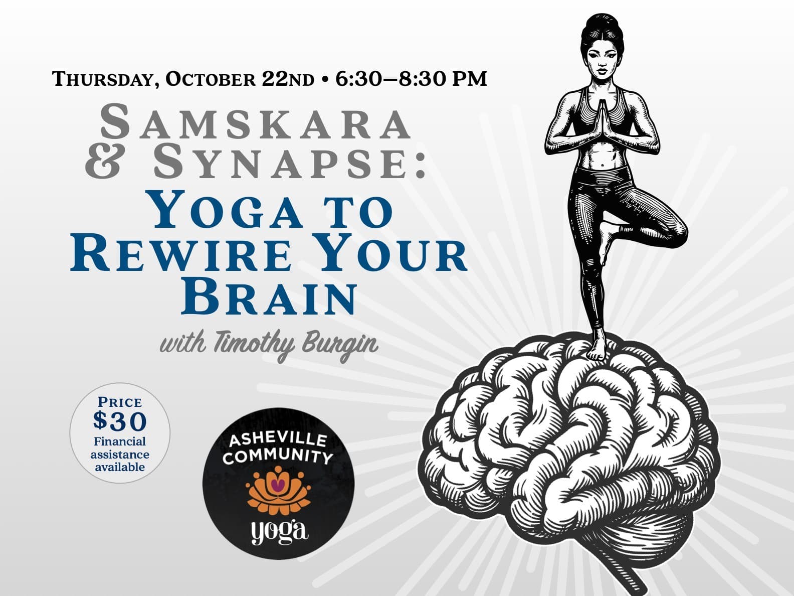 Yoga Workshop: Samskara & Synapse: Yoga to Rewire Your Brain
