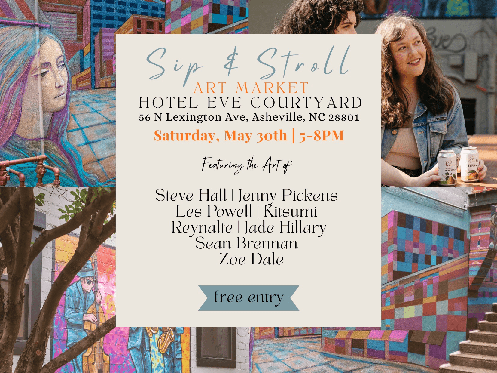 Sip & Stroll Courtyard Art Market