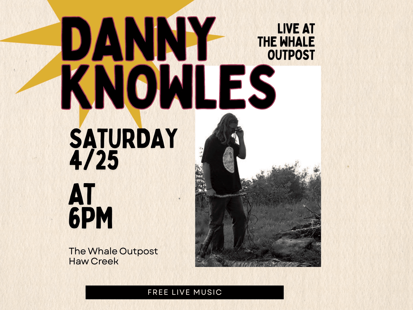 Danny Knowles :: Live Music at The Whale Outpost