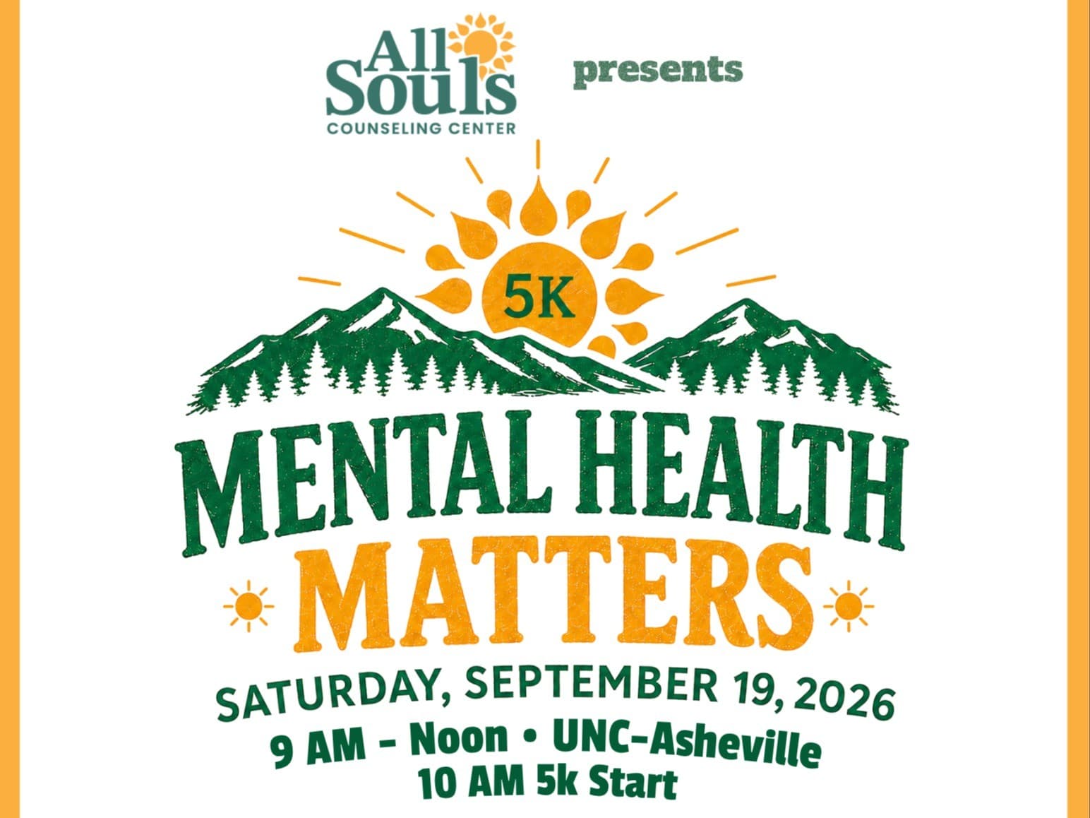Mental Health Matter 5k Walk/Run for Awareness