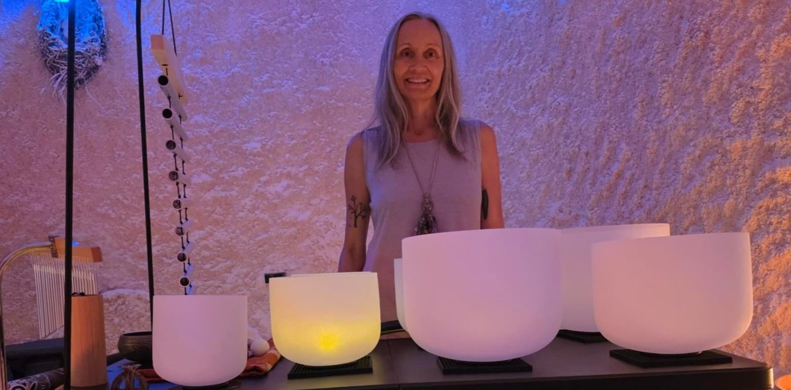 Sound Bath in Himalayan Salt Cave at The Salt Spa of Asheville