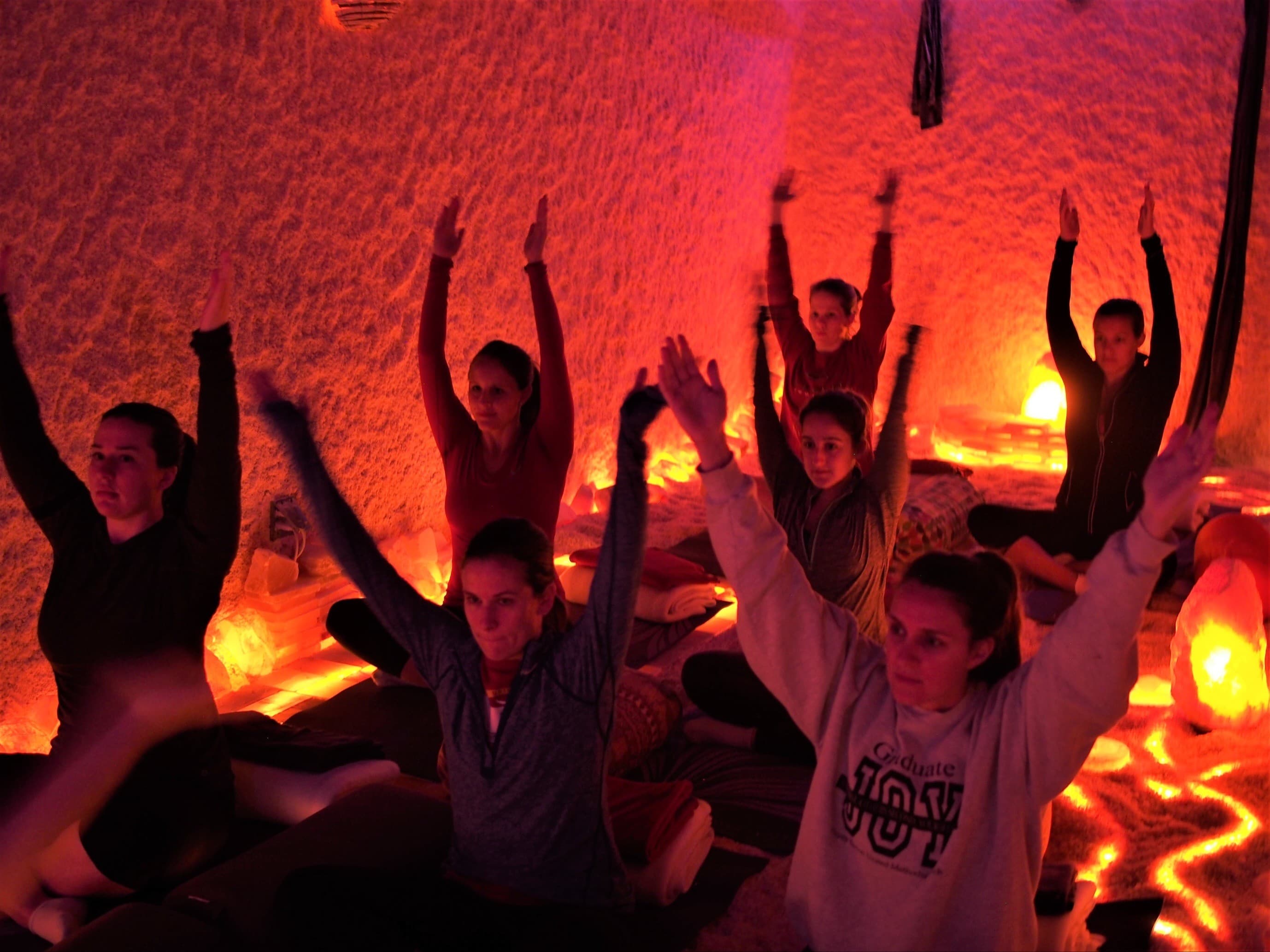 Breathe - Rest - Restore in the Salt Cave at The Salt Spa of Asheville