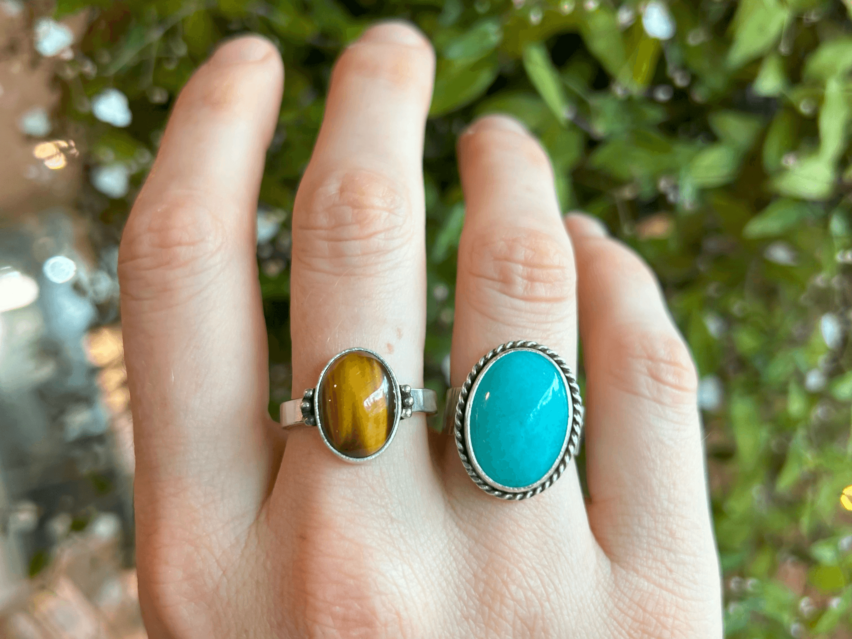 Silver + Stone Ring! (June)