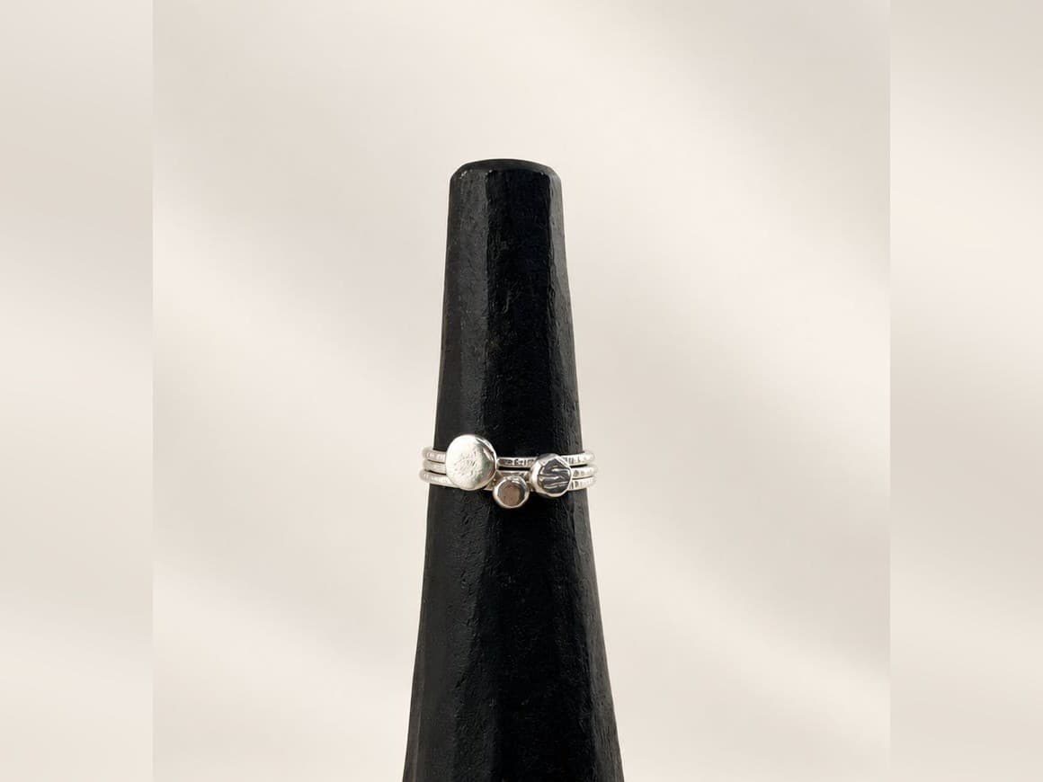 Pebble Stacker Silver Rings Workshop