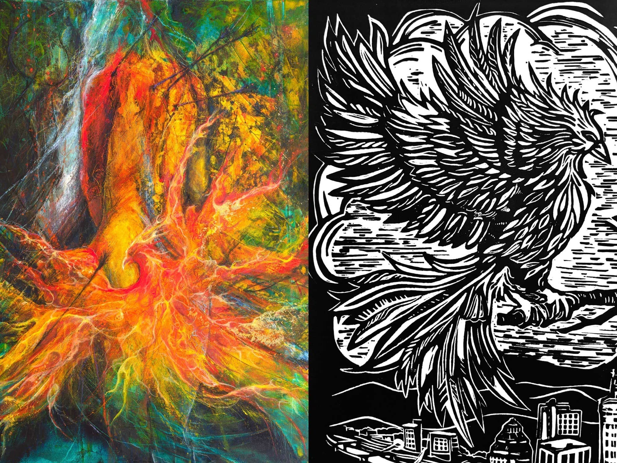 PostDiluvian Opening Reception: The Work of Chrys Corn Goodman + Maryana Rivera