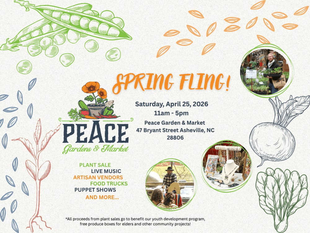 Peace Gardens & Market Spring Fling!
