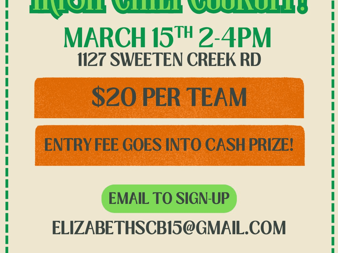 Irish Chili Cook-Off!