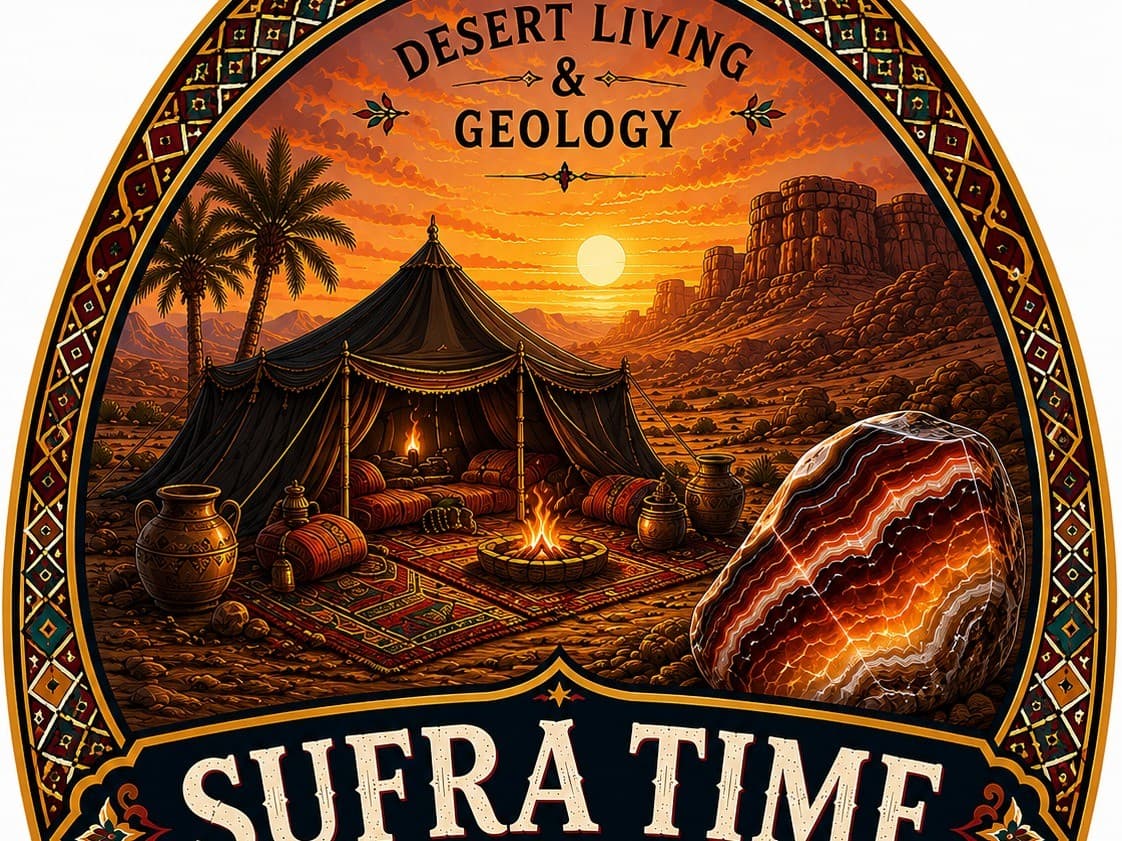 Arabian Desert Living & Geology - Sufra Time at Mocha Box Coffeehouse