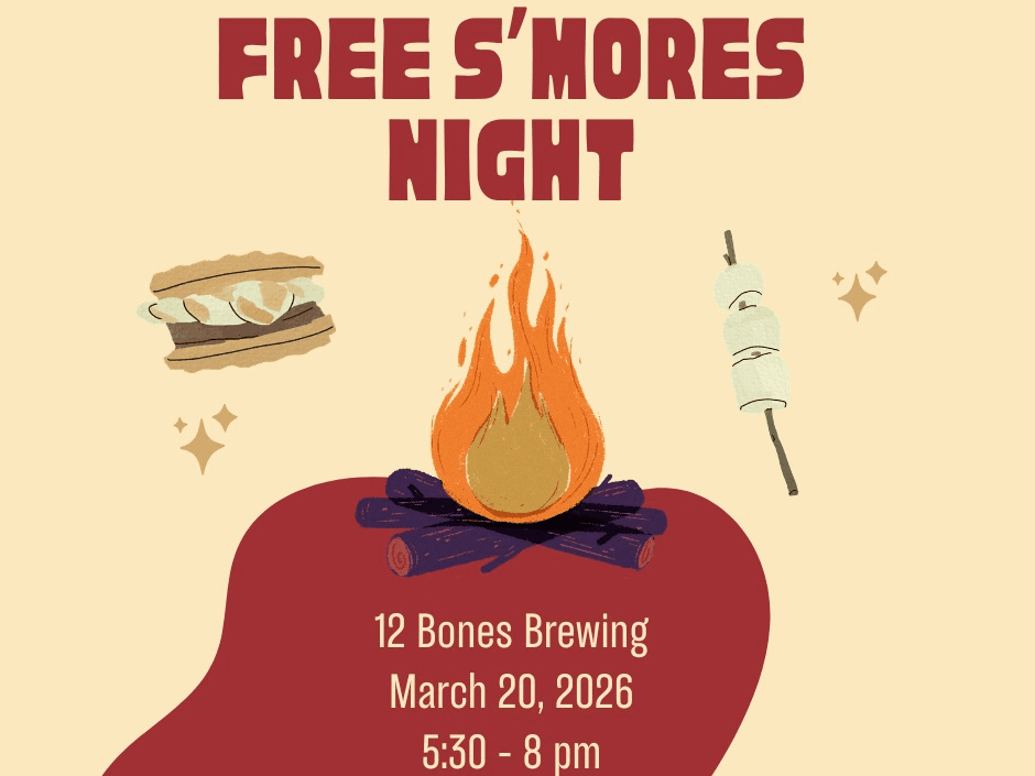 Free S'mores Night at 12 Bones Brewing