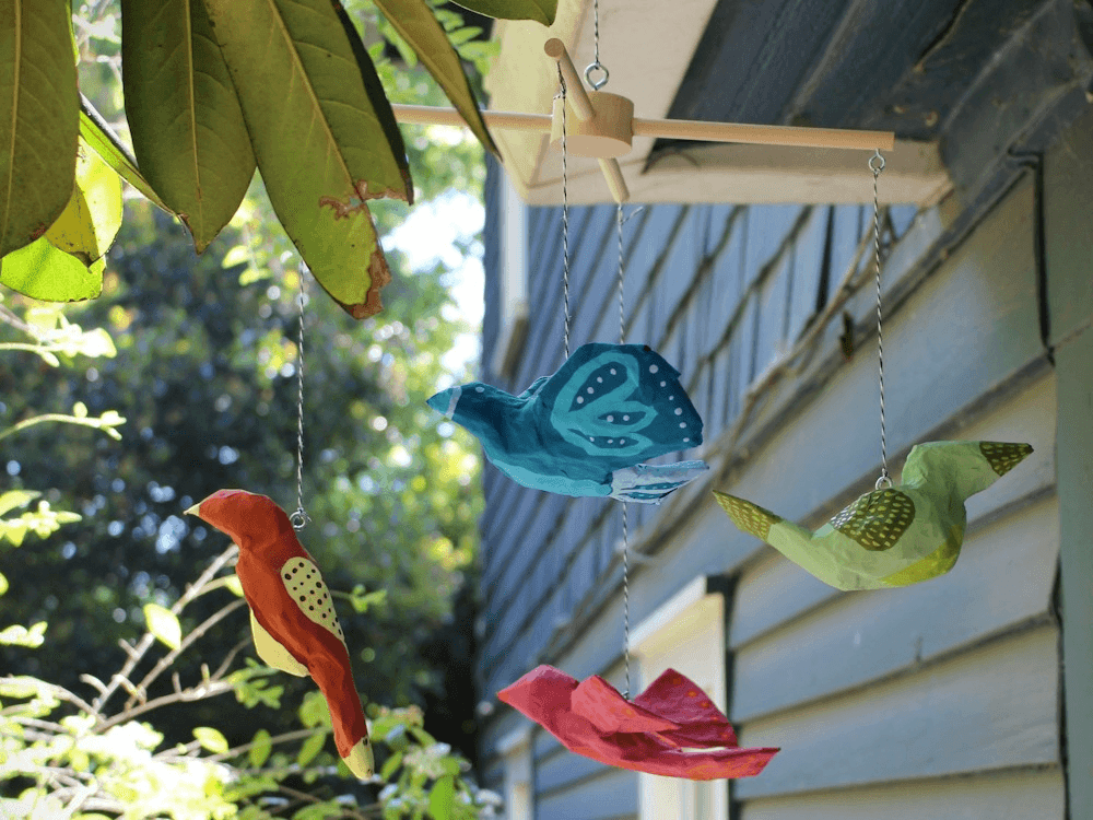 Intro to Paper Mache: Bird Mobile Workshop
