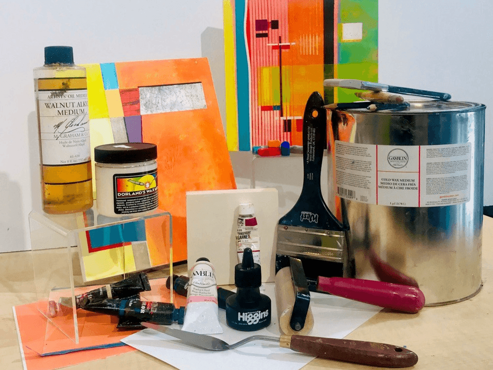 Going Deeper with Cold Wax: Exploring Composition