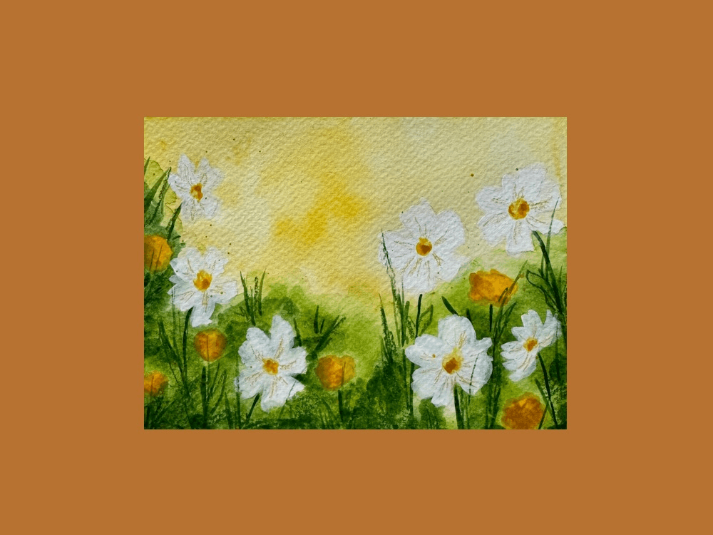 Watercolor Snacks: Spring Meadow Workshop