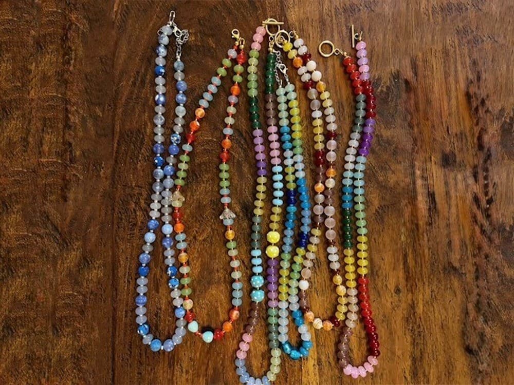 Rainbow Beaded Necklace Workshop
