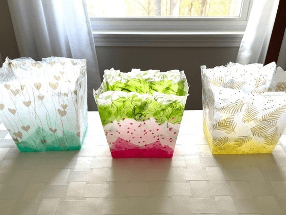 Tissue Paper Luminarias Workshop