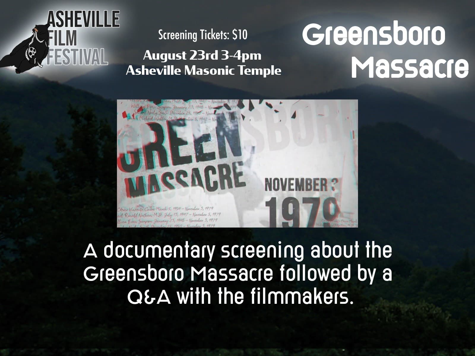 Greensboro Massacre Screening & Q&A