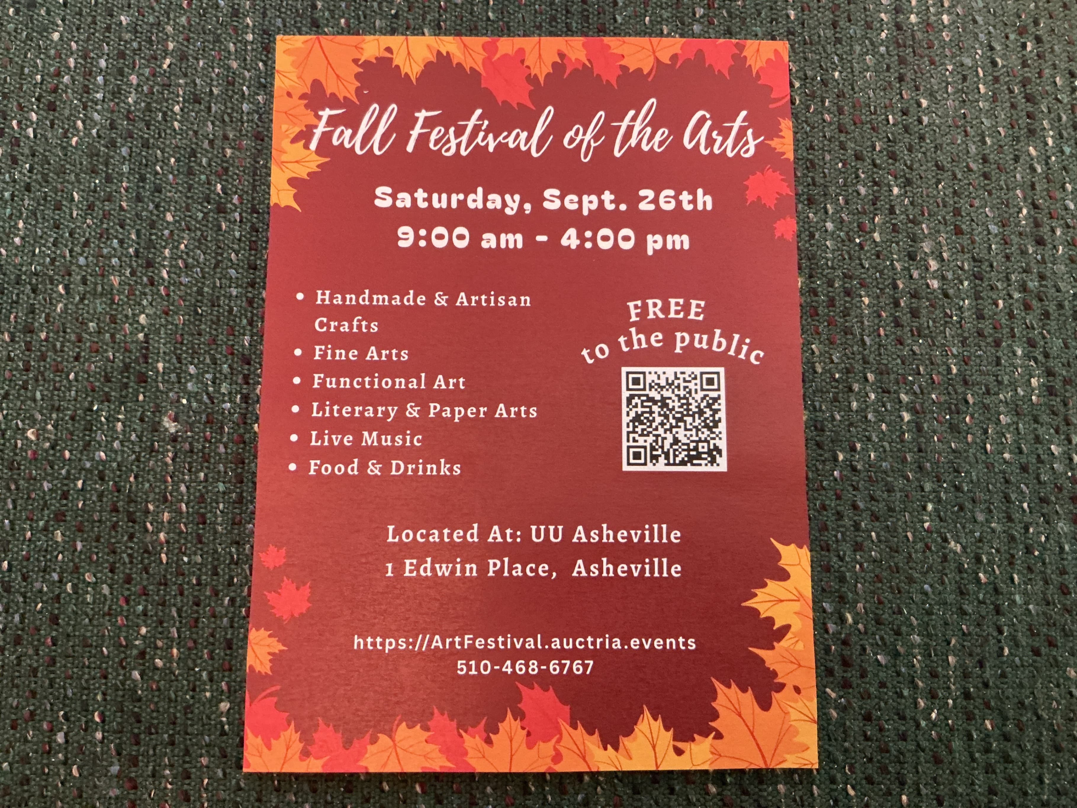 Fall Festival of the Arts