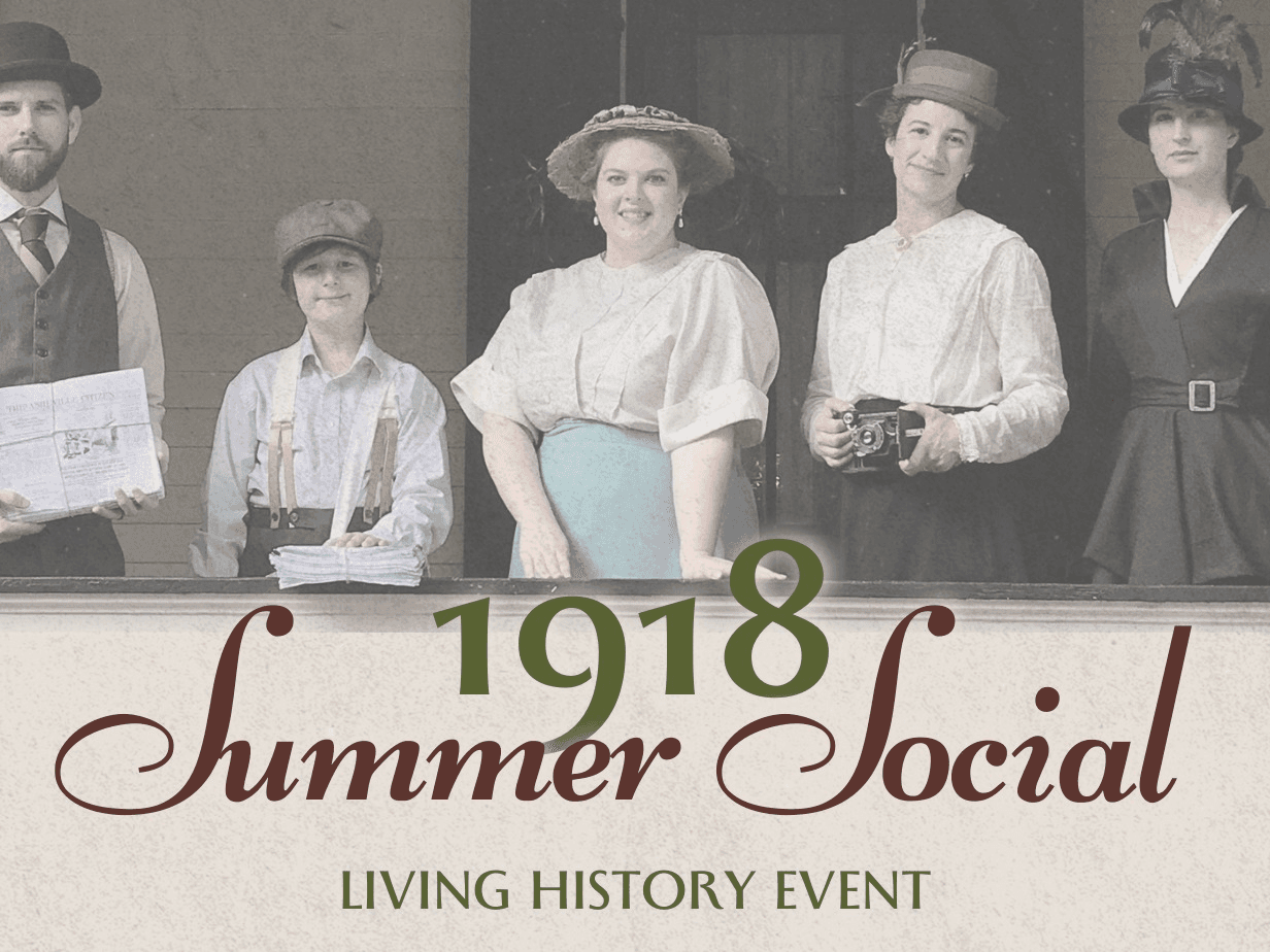 1918 Summer Social Living History Event at the Thomas Wolfe Memorial