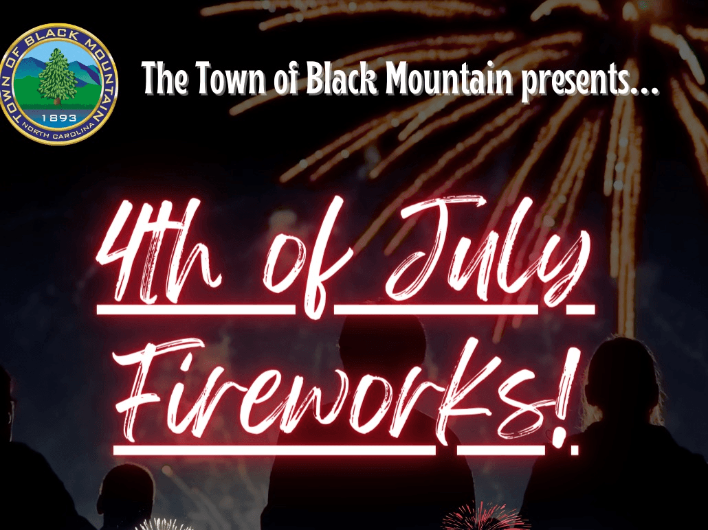 4th of July Fireworks in Black Mountain