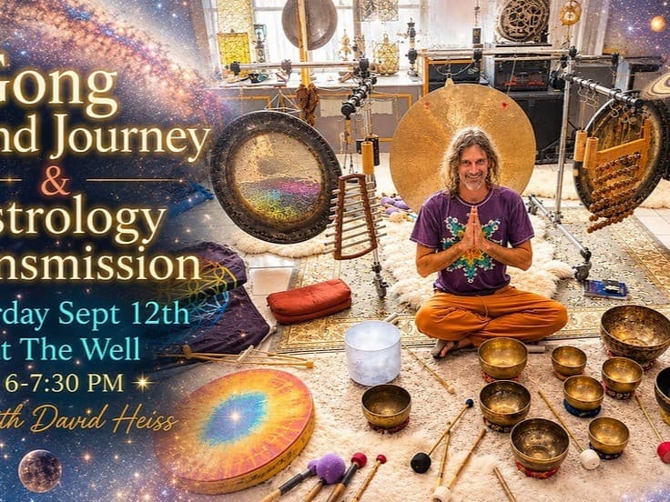 Gong Sound Journey and Astrology Transmission with David Heiss