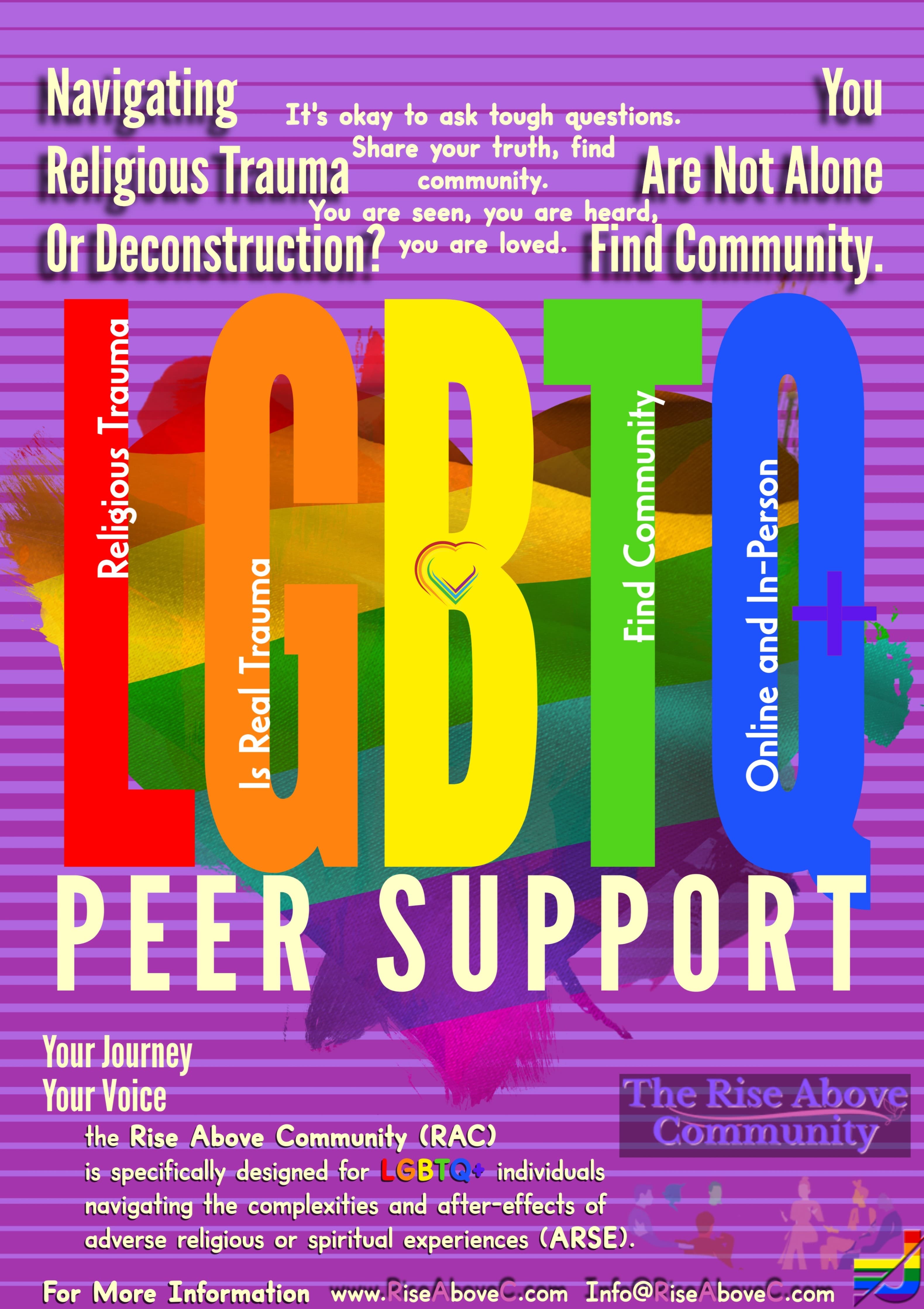 Your Journey, Your Voice: Online LGBTQ+ Peer Support Group